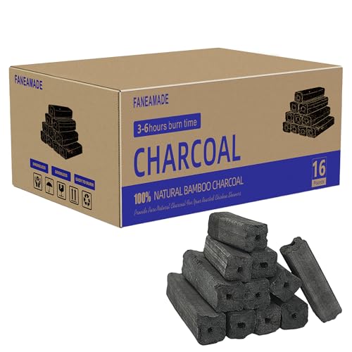 FANEAMADE Bamboo Charcoal for Grilling & Smoking (16lb)