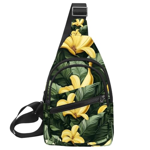 Sac à bandoulière homme et femme pour voyage avec motif citrons
