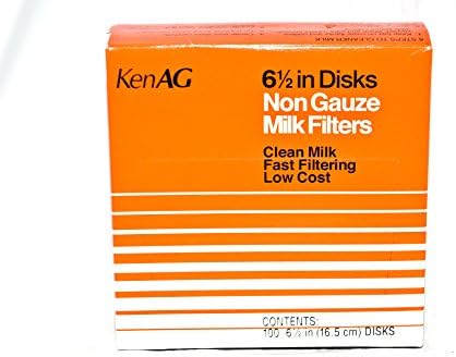 6-1/2" Milk Filter Disks Non-Gauze 100pk, D110 (1)