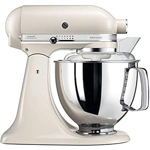 KitchenAid Artisan Keukenmachine, voedselprocessor met kantelbare motorkop, met 4 accessoires, 4,8 l