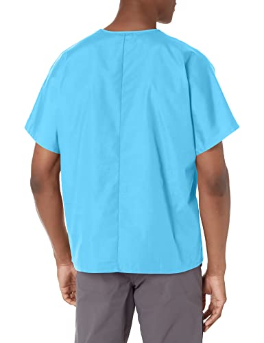 Image of Cherokee Scrubs for Women and Men Unisex V-Neck Tunic Nursing Scrub Top with Chest Pocket, Tuckable Durable Fabric - 4777 | 1 Chest Pocket For Essentials, Traditional Fit, Durable Construction, Comfortable Knit Details, Easy Care, Tuckable Style