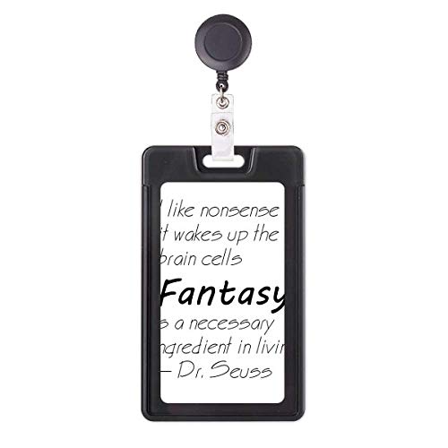 Étui rétractable Fantasy Is The Ingredient In Life un message inspirant au quotidien