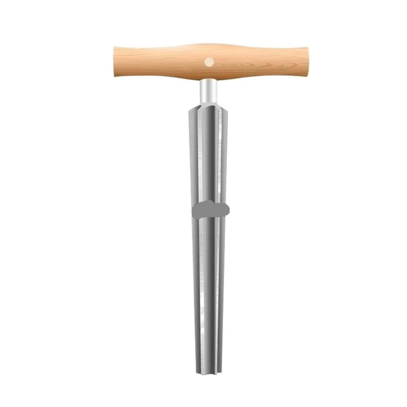 Riparazione di strumenti a corda con alesatore for puntale