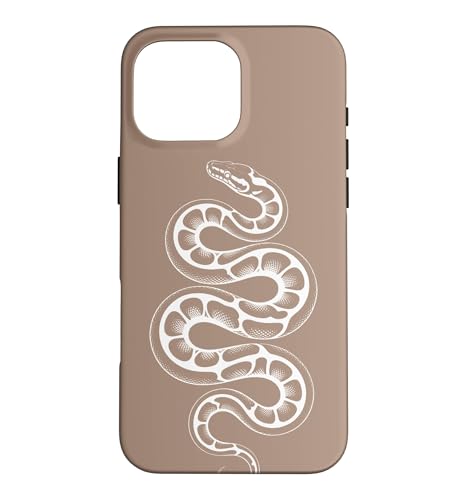 Ball Python Morph Lover �X�l�[�N�O���t�B�b�N �u���E�� �X�}�z�P�[�X iPhone 16 Pro Max �p