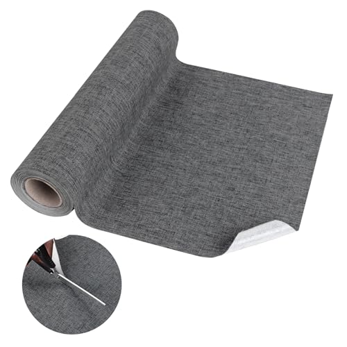 Tissus Autocollant 30 cm x 2 m Tissu Autocollant Reparation, Idéal Pour Canapés, Sièges de Voiture, Meubles, Rideaux