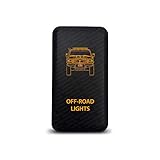 CH4X4 Push Switch for Toyota FJ Cruiser - Off-Road Lights Symbol - Amber LED