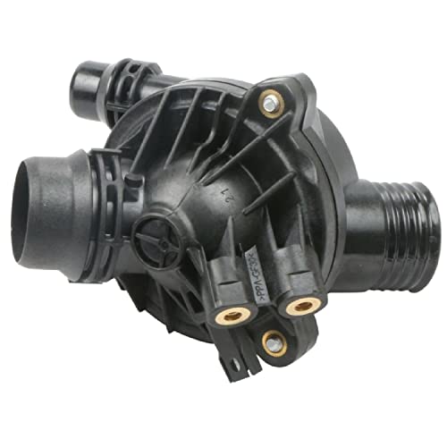 11517563183 11517586925 Electric Water Pump + Thermostat Kit For BMW 328i 528i 530xi 525xi X3 X5 w/Bolt - Thumbnail 4