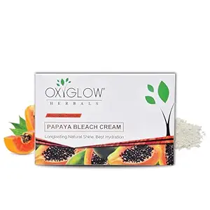Bleach Cream Papaya Enriched with Goodness of Papaya| Hydrates & Rejuvenates the Skin| Gives Instant Glow & Exfoliates Dead Skin 300Gram