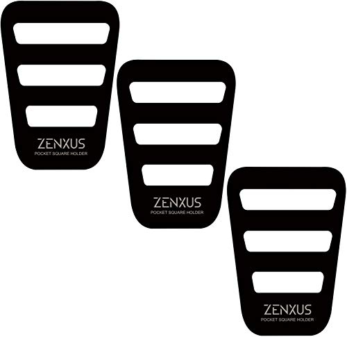 Pocket Square Holder, Keep Handkerchief Fold in Perfect Shape & Position, Applicable for Various Pocket Square Folding Styles PH003