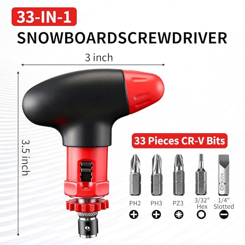 34-in-1 Ratchet Snowboard Multitool