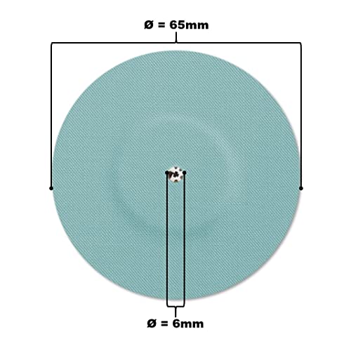 MySweetStitch, 10 x Freestyle Libre 1 & 2 Round Patches with Ventilation Hole, Overpatch diameter 65mm, Waterproof - Image 3