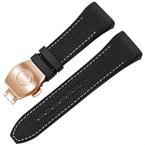 Bracelet montre V45 Franck Muller 28mm nylon bleu pour un style chic au quotidien