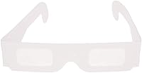 Vista 4 de Othmro 5 gafas duraderas estilo 3D 3D, gafas de visión 3D, gafas de juegos de películas 3D, gafas de fuegos artificiales, gafas 3D, marco de cartón