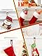 EBANKU Weihnachtsstrumpfhalter,Silber 8 Stück, Metall Aufhängehaken, rutschfeste Hänge Kaminhaken, Strumpfhalter, Strumpfhalter Sockel, Christmas Stocking Holder