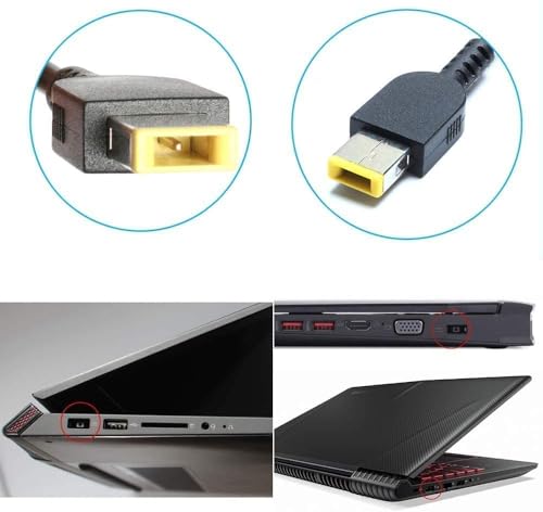 Image of WeFly 65w USB Pin /Tip Laptop Charger Compatible for Lenovo Ideapad g50-30 g50-45 g50-70 g50-80 g50 Thinkpad x250 e480 Yoga 2 s3 13 14 Flex 3 10 11 Carbon 3460 20v 3.25a