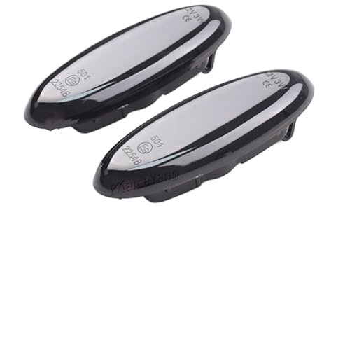 Applies to For Mazda 323 Premacy MX-6 Tribute Protege B2500 Pick up Astina Lantis Sequential Blinker Lamp Side Marker Light B01W-51-120(Dynamic Smoked)