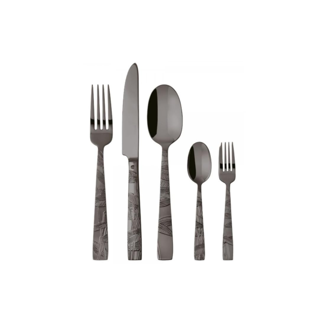 Sambonet [W0724] [W0724] Jungle Besteck 30tlg. Vh., Edelstahl/PVD 2Black - 52767KN1
