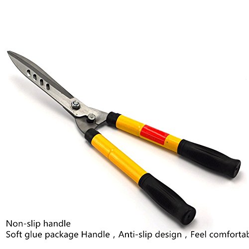 Hand Gardening Manganese Steel Big Branch Shears,Versatile Steel Blade Heavy Duty Bypass Repair Grass Shears Garden Big Scissors(13.12In Adjustable)