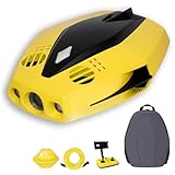 GXGSDM Drone subacqueo, rilevatore subacqueo, drone con telecamera, Full HD 1080p, telefono cellulare/telecomando (doppio controllo), 4 accessori selezionabili, visualizzazione in tempo reale(D)