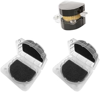 AmeriCan Goods Dental Model Carrier & Denture Box with Foams Ortho Appliance Care Disposable Plastic Clear Cases (10)