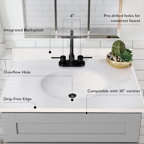 Design House 586198 Cultured Marble Vanity Top 31X19 thumb #3