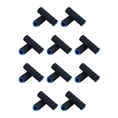 UIKEEYUIS 10 Juegos de 1 par de empuñaduras de manillar de bicicleta, cubiertas de manillar de bicicleta, accesorios de manga Cover