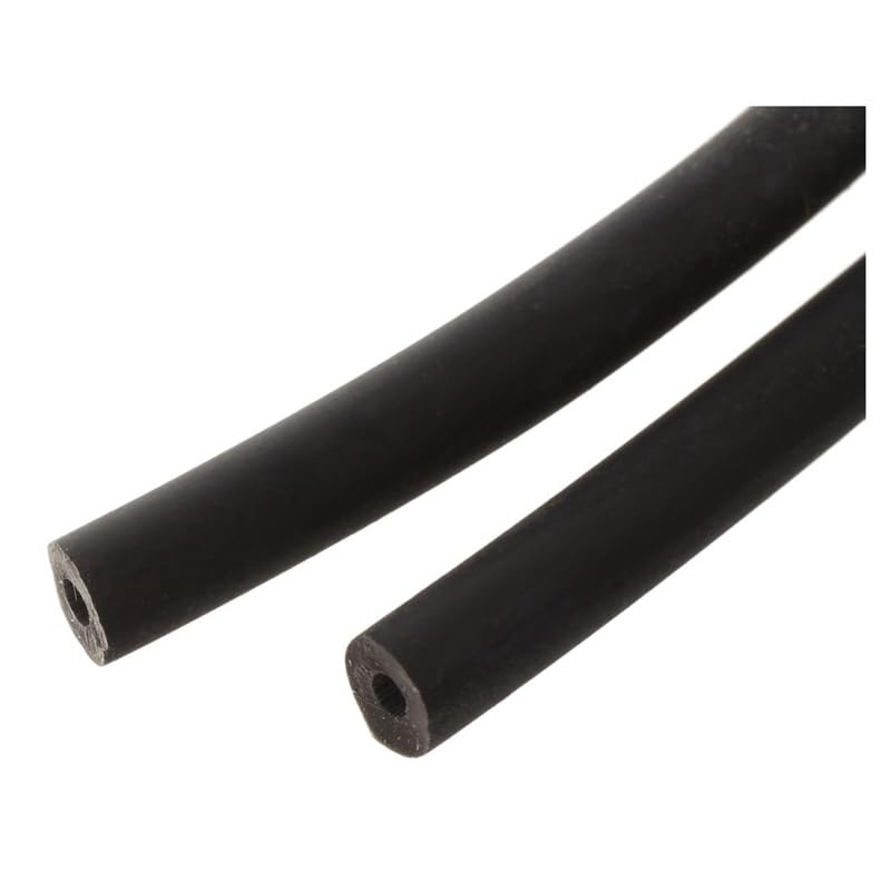 flexiable rubber 2 x Tubing Exercise Rubber Resistance Band Elastic Black 2.5 Meter drain elastic
