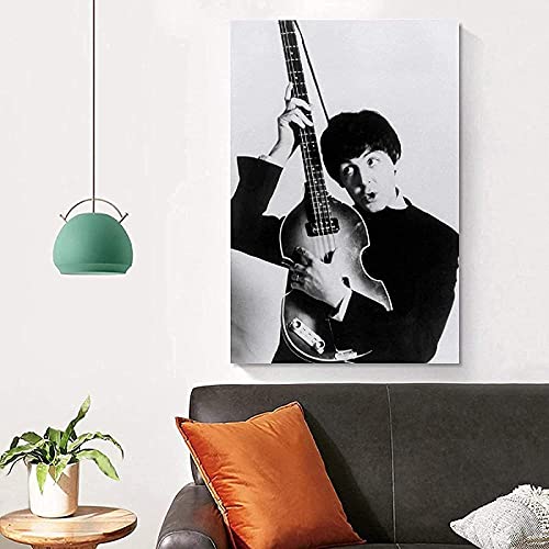 Art poster 60x80cm sans cadre Canvas Artwork Painting Paul Mccartney British Greatest Musician Rocker for bedroom Decor… - Les Beatles, Paul McCartney, John Lennon, RIngo Starr, George Harrison Art poster 60x80cm sans cadre Canvas Artwork Painting Paul Mccartney British Greatest Musician Rocker for bedroom Decor… – Image 4