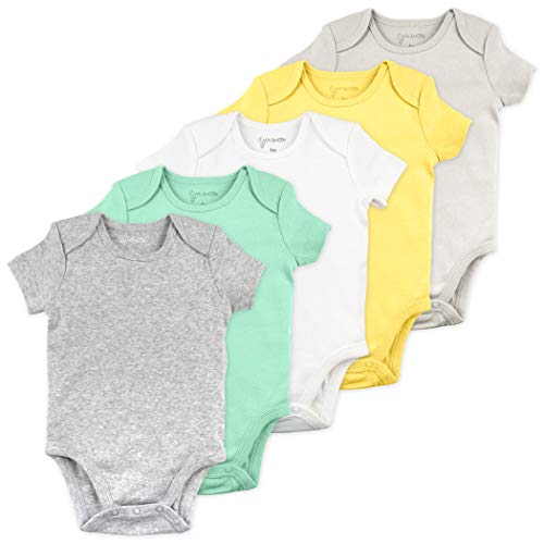 Image of Mac & Moon Organic Cotton 2-Pack Bodysuit in Furry Friends Print