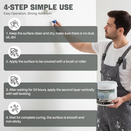 Image of Invisible Waterproof Agent 18oz,Waterproof Sealant Indoor & Outdoor Use | Water-Based Clear Sealant for Bathroom, Roofs, Kitchen, Patio, Walls, Indoor & Outdoor Waterproof Sealant