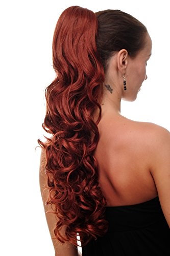 WIG ME UP - N310-131 Hairpiece ponytail extension very long massive volume voluminous curly amazing curls kinks red brown auburn 23inch