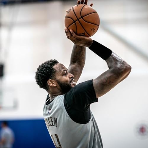 Image of 6 Inch Wrist Sweatbands Tennis Wrist Bands Absorbent Sweat Band for Men and Women Sport Long Wrist Bands, Breathable Cotton Athletic Sweatbands for Basketball, Workout, Running (4 Pack)