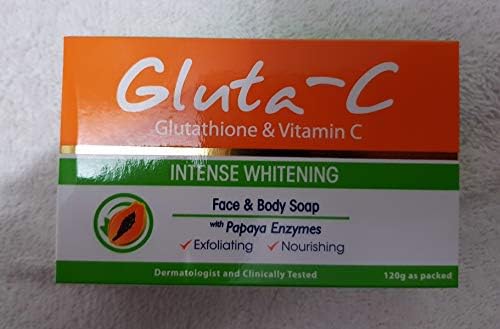 Gluta-C Face & Body Soap Intense Whitening with Papaya Enzymes 120g