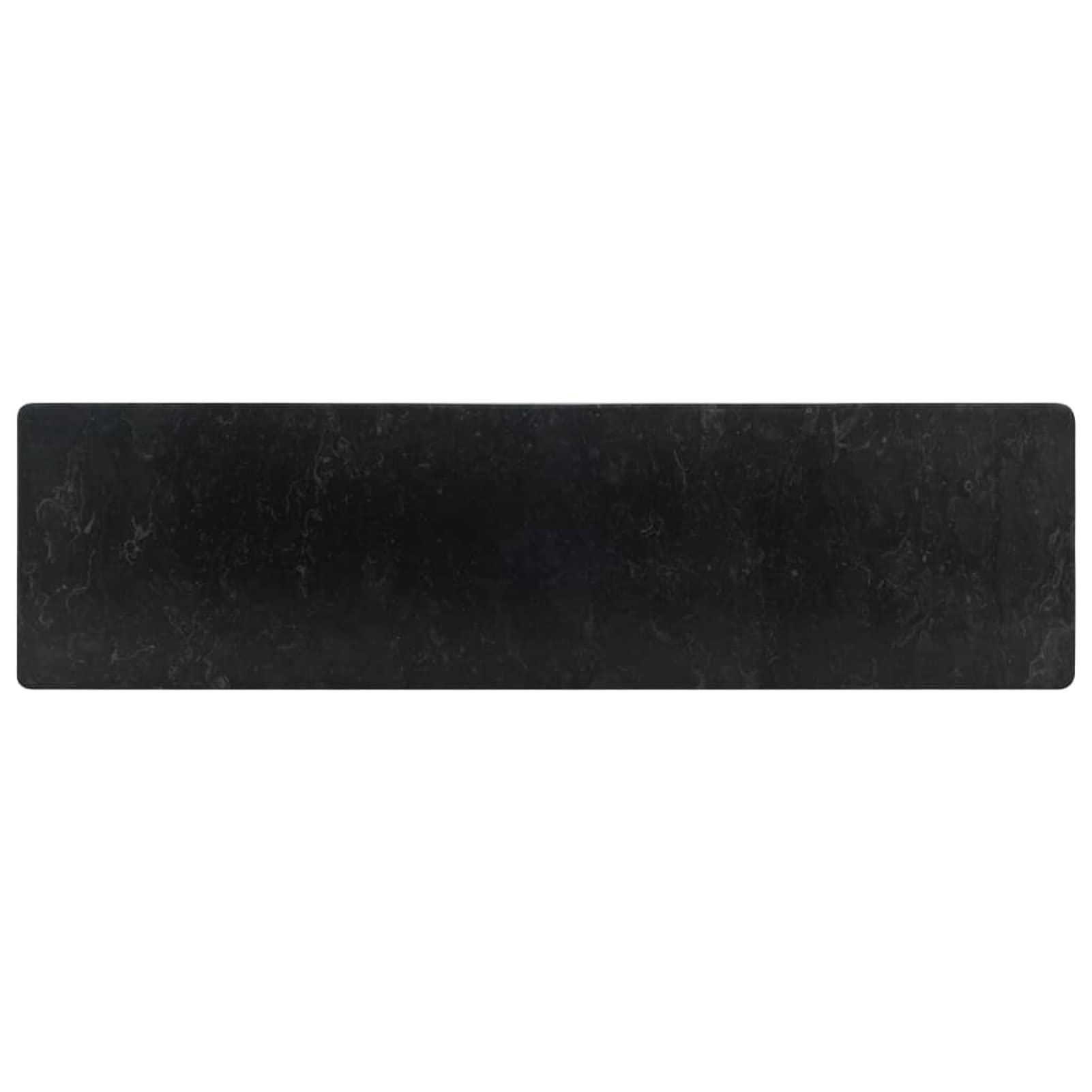 Lavabo de mármol Negro con Brillo 45x30x12 cm Lavado De Bano Lavabo Suspendido