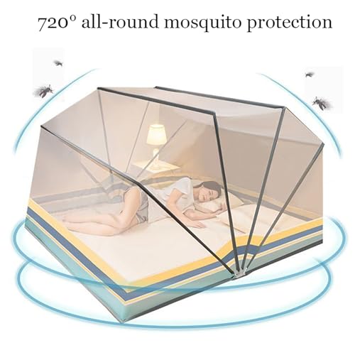 Moustiquaire sans installation pour lit double et superposé - 4