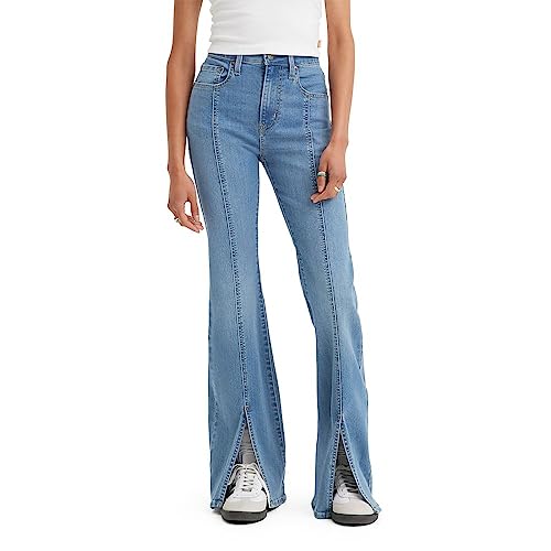 Levi's Women's 726 High Rise Flare Split Hem Jeans, (New) Everyone's A Winner, 33 Regular - image 1