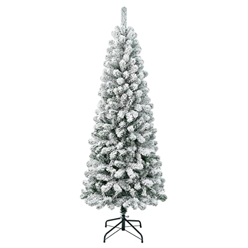 La Mejor Recopilación de Ãrboles de navidad los mejores 10. 44 National Tree Company First Traditions - Árbol de Navidad Flocado de Acacia Mediano, 6 pies