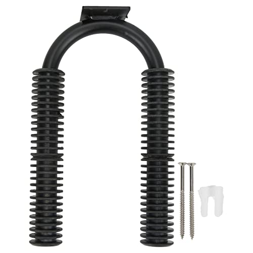 Kayak Paddle Rack Iron Rubber Sturdy Construction Canoe Paddle Holder Wall Mount Easy Installation