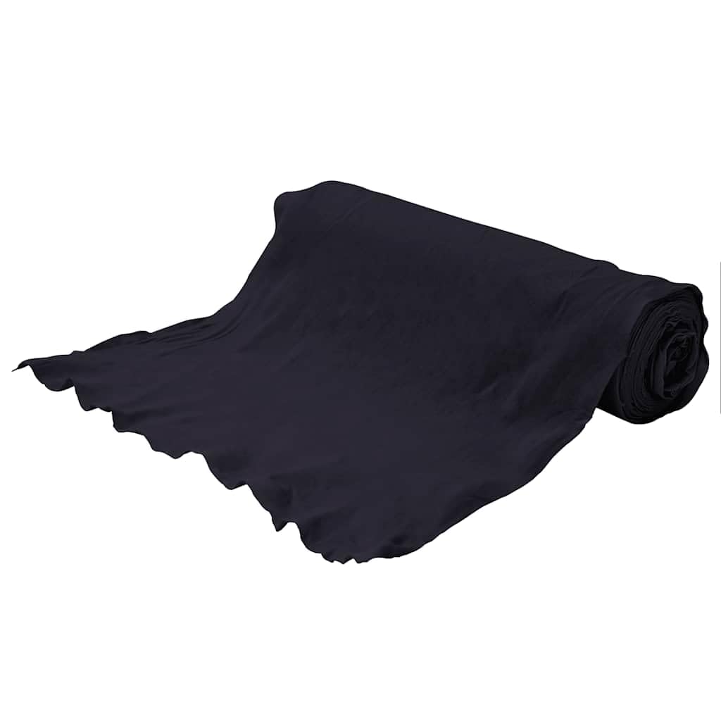Geotextil Fieltro negro 1 x 10 m, 150 g/m², fibra de poliéster, resistente para trabajos de jardinería y drenaje