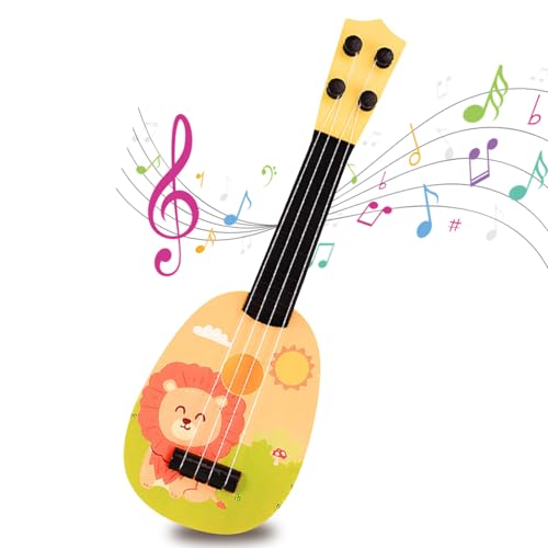Gitarre Kinder, 36cm Gitarre Ukulele Musikspielzeug Ukulele Instrument mit...
