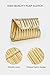 BABEYOND Clutch Purses for Women - Evening Bag Pleated Flap Clutch for Formal Party Cocktail Prom Wedding Handbags (Gold-3)