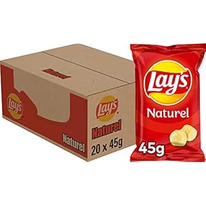 Lay’s Naturel Chips, Doos 20 stuks x 45 g
