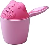 Amplia aplicación: la taza de baby shower es adecuada para bañarse, lavarse con champú, cepillarse los dientes y regar flores, una salida de agua cómoda, un flujo de agua suave y acariciante, y se puede utilizar como una ducha para un bebé
