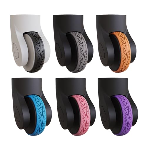 4pieces Luggage Wheel Cover Silicone Cover Suitcase Wheel Cover Reduce Noise Luggage Spinner Wheel Cover for Most Caster3