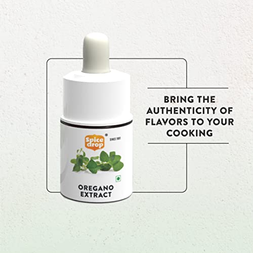 Image of Spice Drop Oregano Extract | 100% Natural | Soups, Pasta, Pizza, Spaghetti, Gourmet Dishes | 5ml (180 drops) | Herb Extract | Authentic | Vegan | Keto Friendly | Non-GMO | Squeeze, Drop And Stir