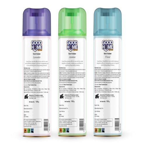 Image of Good Home Room Fresheners Floral Fantasy Floral and Dreams of Dew Lavender and Soul Blossom Jasmine (Pack of 3)