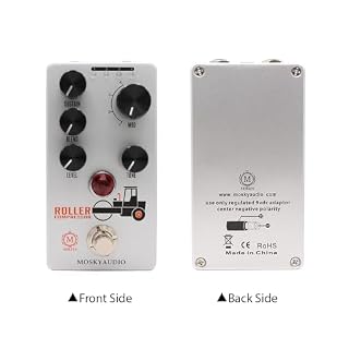 Jemora Pédale de compresseur de guitare Pédale d’effets de guitare électrique Pédale de maintien/mélange/niveau/contrôle de tonalité True Bypass Coque métallique DC 9 V 6,35 mm Interface - Les Beatles, Paul McCartney, John Lennon, RIngo Starr, George Harrison Jemora Pédale de compresseur de guitare Pédale d'effets de guitare électrique Pédale de maintien/mélange/niveau/contrôle de tonalité True Bypass Coque métallique DC 9 V 6,35 mm Interface – Image 2