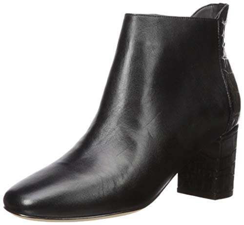 Cole Haan Women's Nella Bootie (65MM) Ankle Boot, Black Leather, 9.5 B US