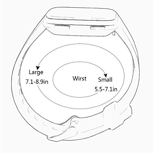 image for Yuuol Replacement Bands Compatible with Fitbit Versa/Versa 2 / Versa L