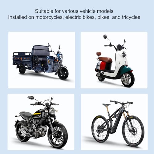 Montagem de Telefone para Motocicleta, Amortecedor de 8 Garras, Botão de Travamento Seguro, Antirrou